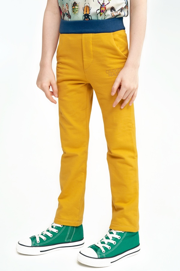 Pitkät housut Urban Okra keltainen