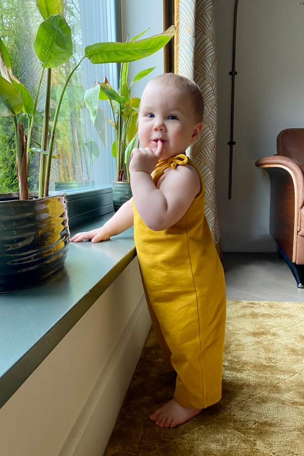 Baby Urban trousers Ochre Yellow