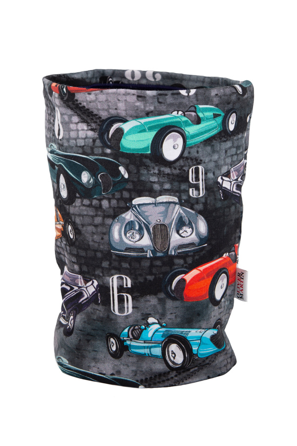 Cotton lining tube scarf Race Cars