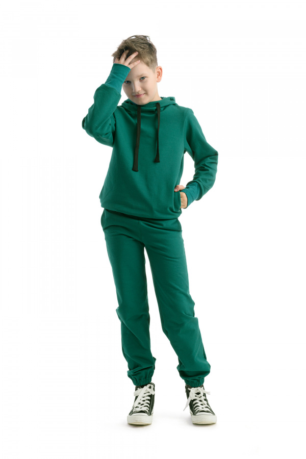 Jogging pants for Youth Forest Green
