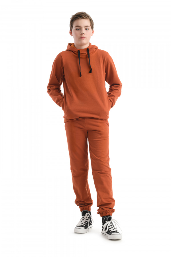 Jogging pants for Youth Terracotta Orange