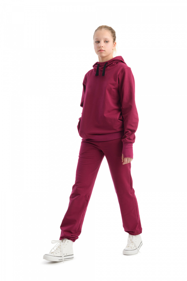 Hoodie for Youth Rasperry Red