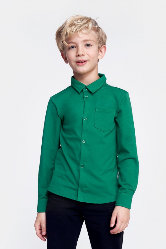 Boys 1-10y Shirt Wall Street Green