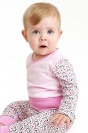 Babies Crossover baby body Pink Lamb 0