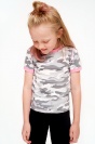 Blouse T-shirt Camouflage Pink 1