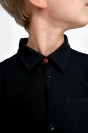 Tailored Shirt Shirt Black Tie 1